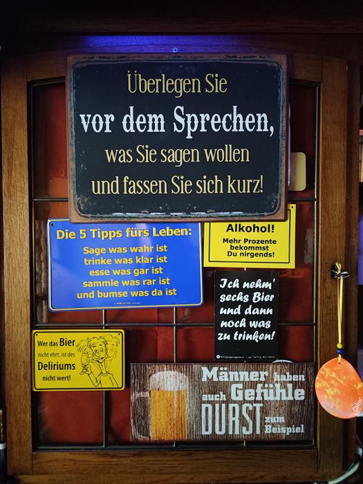 Sprüche an der Wand